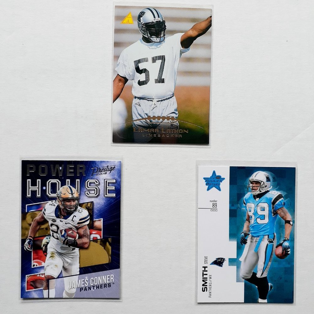 Carolina Panthers 9 Card Lot - FTBL [5_1] - Picture 5 of 8